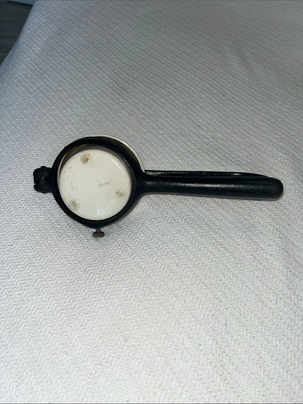 Antique Victorian cast iron lemon squeezer
